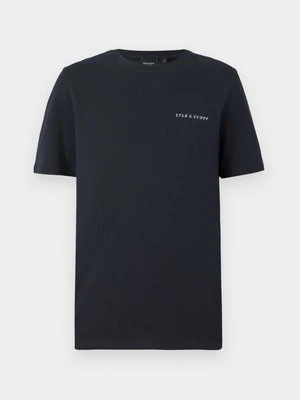 Zdjęcie produktu T-shirt basic Lyle & Scott granatowy