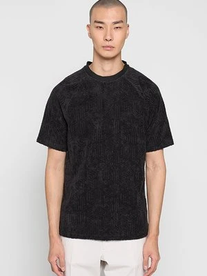 T-shirt basic Lyle & Scott czarny