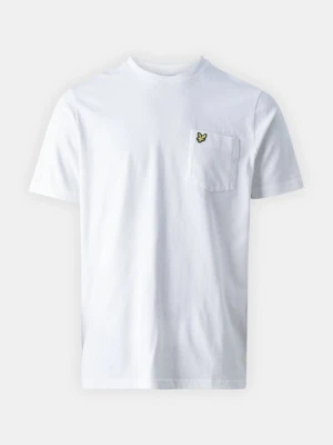 T-shirt basic Lyle & Scott biały