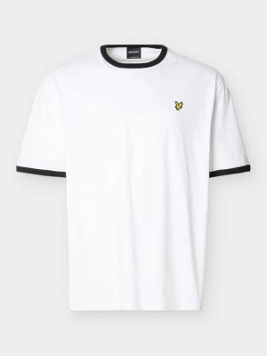 T-shirt basic Lyle & Scott biały