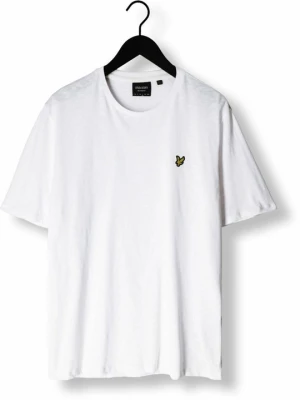 T-shirt basic Lyle & Scott biały