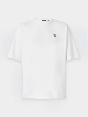 T-shirt basic Lyle & Scott biały