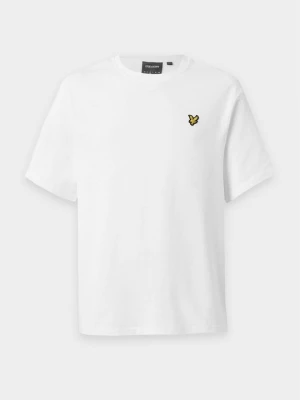 T-shirt basic Lyle & Scott biały