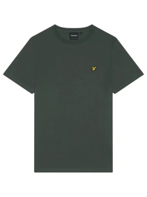 T-shirt basic Lyle & Scott ciemnozielony