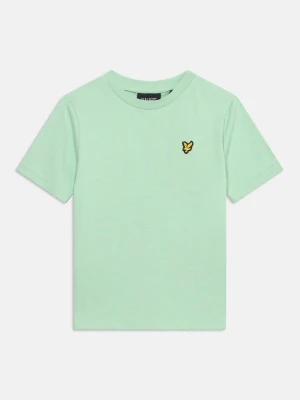 T-shirt basic Lyle & Scott jasnozielony