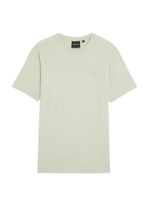 T-shirt basic Lyle & Scott mleczny