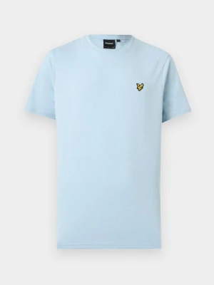 T-shirt basic Lyle & Scott niebieski