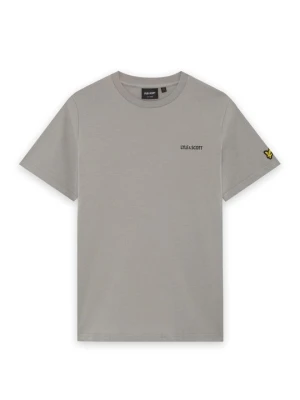 T-shirt basic Lyle & Scott szary