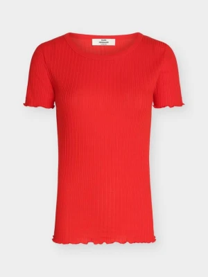 T-shirt basic Mads Nørgaard czerwony
