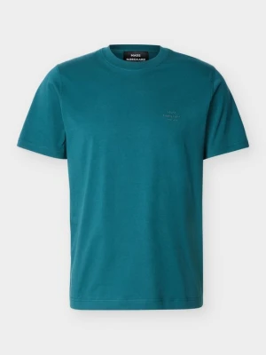 T-shirt basic Mads Nørgaard petrol