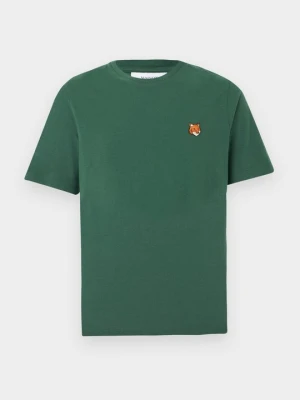 T-shirt basic Maison Kitsuné zielony