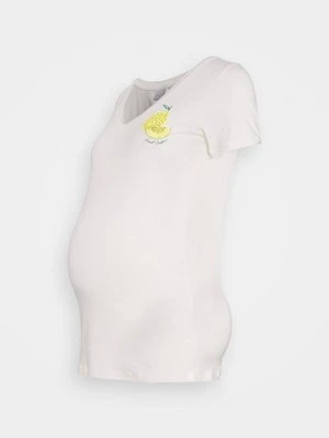T-shirt basic Mamalicious biały