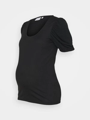 T-shirt basic Mamalicious czarny