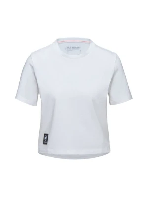 T-shirt basic Mammut biały