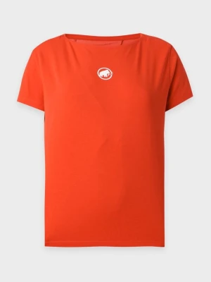 T-shirt basic Mammut czerwony