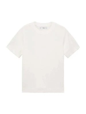 Zdjęcie produktu T-shirt basic Mango mleczny