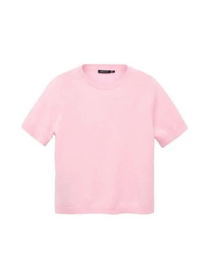 T-shirt basic Mango różowy