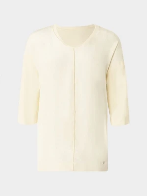 T-shirt basic Marc Cain żółty