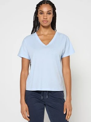 T-shirt basic Marc O'Polo jasnoniebieski