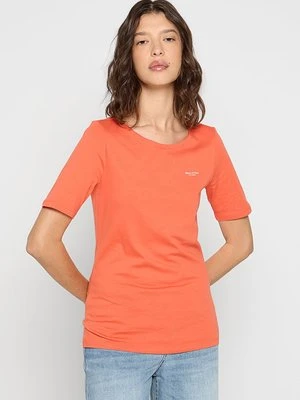 T-shirt basic Marc O'Polo pomarańczowy