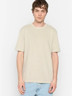 T-shirt basic Marc O'Polo beżowy
