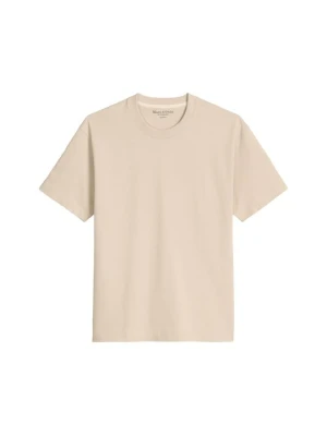 T-shirt basic Marc O'Polo beżowy