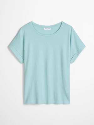 T-shirt basic Marc O'Polo jasnoniebieski