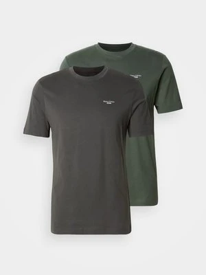T-shirt basic Marc O'Polo ciemnozielony