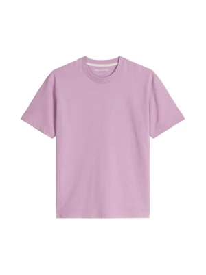 T-shirt basic Marc O'Polo fioletowy
