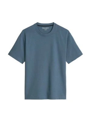 T-shirt basic Marc O'Polo granatowy