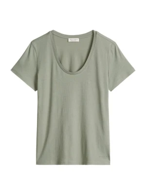 T-shirt basic Marc O'Polo jasnozielony