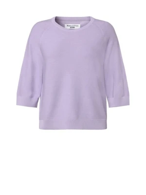 T-shirt basic Marc O'Polo liliowy