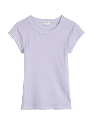 T-shirt basic Marc O'Polo liliowy