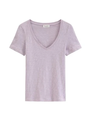 T-shirt basic Marc O'Polo liliowy