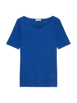 T-shirt basic Marc O'Polo niebieski