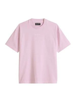 T-shirt basic Marc O'Polo różowy