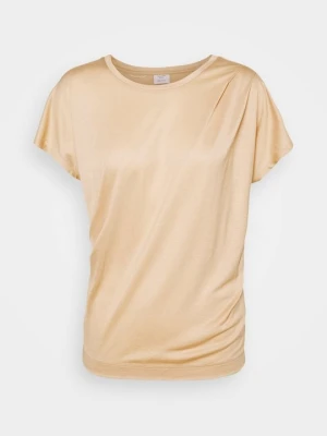 T-shirt basic Marc O'Polo wielbłądzi