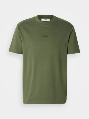 T-shirt basic Marc O'Polo zielony