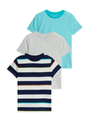 T-shirt basic Marks & Spencer granatowy