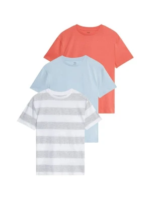 T-shirt basic Marks & Spencer szary melanż