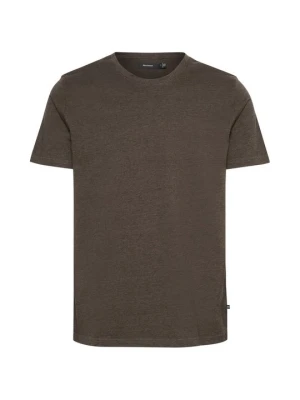 T-shirt basic Matinique ciemnobrązowy