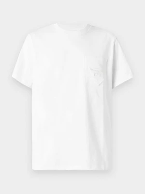 T-shirt basic MCM biały