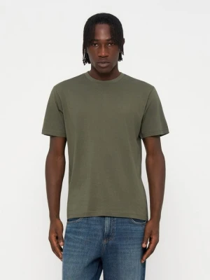 T-shirt basic Mexx butelkowa zieleń