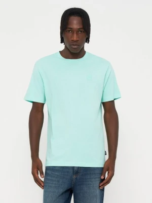 T-shirt basic Mexx turkusowy