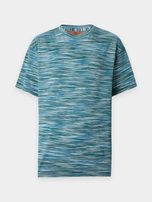 T-shirt basic Missoni niebieski