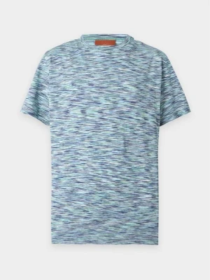T-shirt basic Missoni niebieski