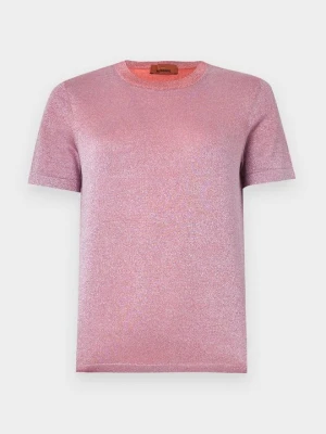 T-shirt basic Missoni różowy