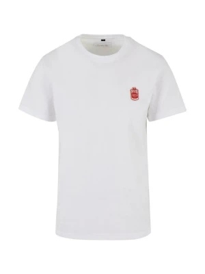 T-shirt basic Mister Tee biały
