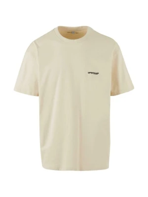 T-shirt basic Mister Tee piaskowy
