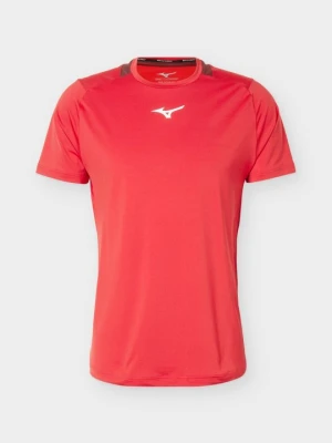 T-shirt basic Mizuno czerwony